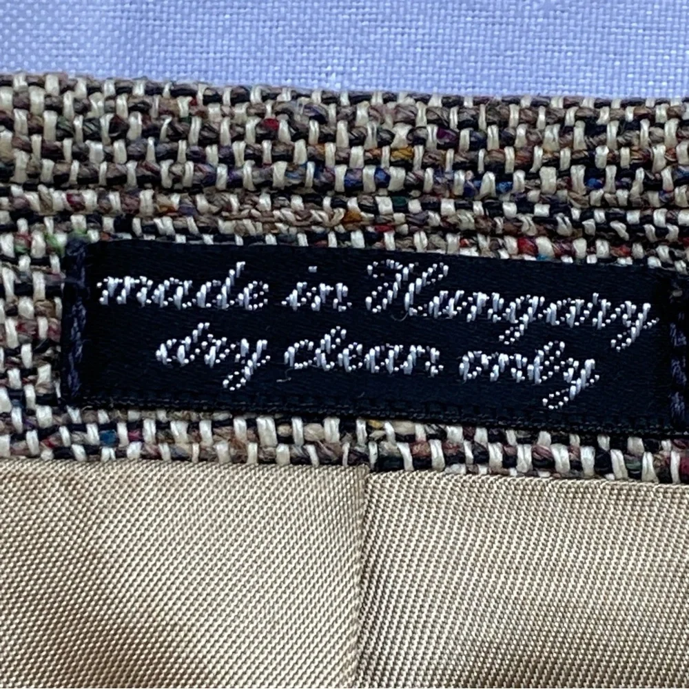 Christian Aujard Blazer 100% Silk Tweed 2-Button Jacket Men's Size 44